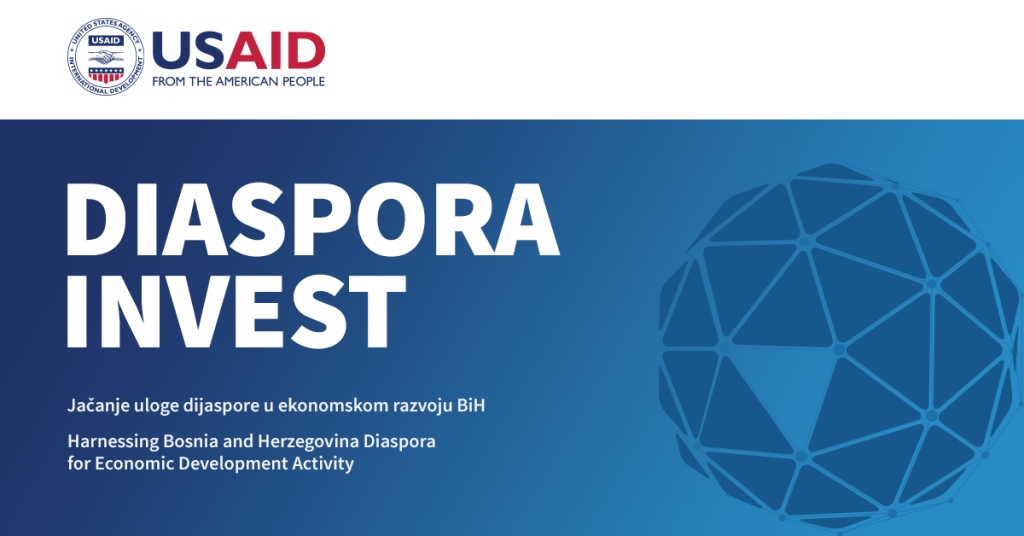 Otvoren poziv za tehničku podršku USAID Projekta “Diaspora Invest”