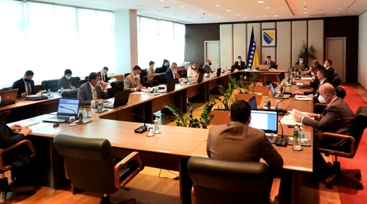 Održana 39. sjednica Vijeća ministara Bosne i Hercegovine: Olakšan ulazak stranaca u Bosnu i Hercegovinu